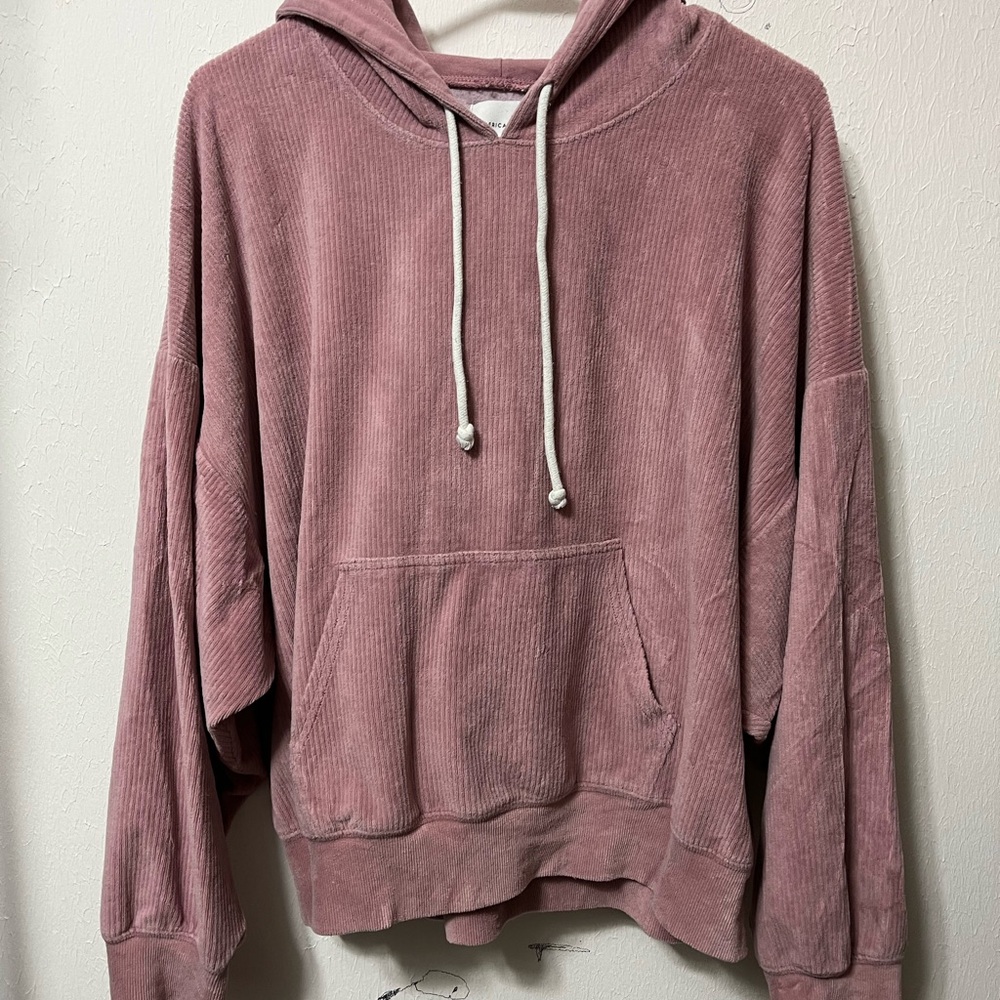Pink American Eagle crop sweatshirt XL